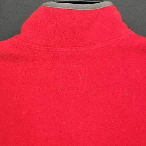 Old Navy Red Polyester Half Zip Pullover XL Classic Fit Polyester Vintage Style