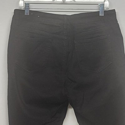 Westport 1962 Women's Black Straight Leg Stretch Denim Jeans 16 Petite High Rise