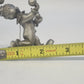 Rawcliffe Pewter Juggling Clown Figurine P Davis Wire Balls Silver Gray 1979 Vtg