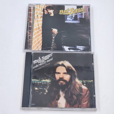 2 Rock CDs by Bob Seger & Silver Bullet Band Stranger in Town & Greatest Hits 2