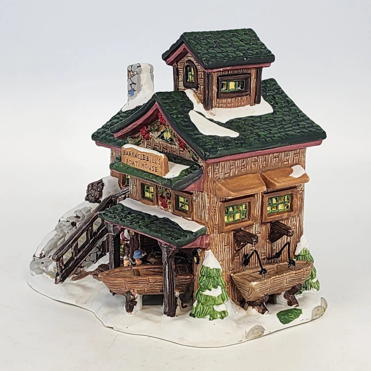 Santas Workbench Barnacle Bills Boat House Village 2003