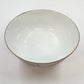 Pink Porcelain Footed Bowl Birds Nest Blue Flowers Gold Trim 6.25" Kitchen