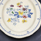 Ridgway’s Cornwall Oval Platter 14" Blue Gadroon Edge Floral Center Sheldon UK