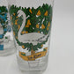 12 Twelve Days of Christmas Drinking Tumblers Set American Glass Boxed Vtg USA