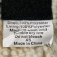PetRageous Designs Dog Coat XS Faux Fur Lined 7"- 9" Length Hook & Loop Closure