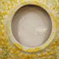 Cantaloupe Bowl Ceramic Mold 6.5" Signed Becky B 1972 Glazed Orange Vintage