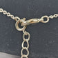 Silver Tone Chain Pear Cut Dangle Purple Rhinestone Amethyst Necklace & Earrings