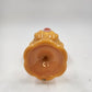 Swung Glass Vase Orange Bittersweet Footed Pedestal 13" L E Smith Glass MCM