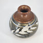 Art Pottery Bud Vase 4.5" Signed Brush Creek Handcrafted Glazed Bottle Figurine