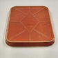 Cheinco Metal Tin Bread Box 13.5x9.5x8"h Strawberries & Leaf Red Lid Vintage MCM