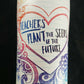 Tervis 20oz Stainless Steel Tumbler "Teachers Plant the Seeds of the Future" EUC