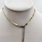 Lot of 3 Necklaces Mixed Beads & Chain Pendant Multistrand Shells & Rhinestone