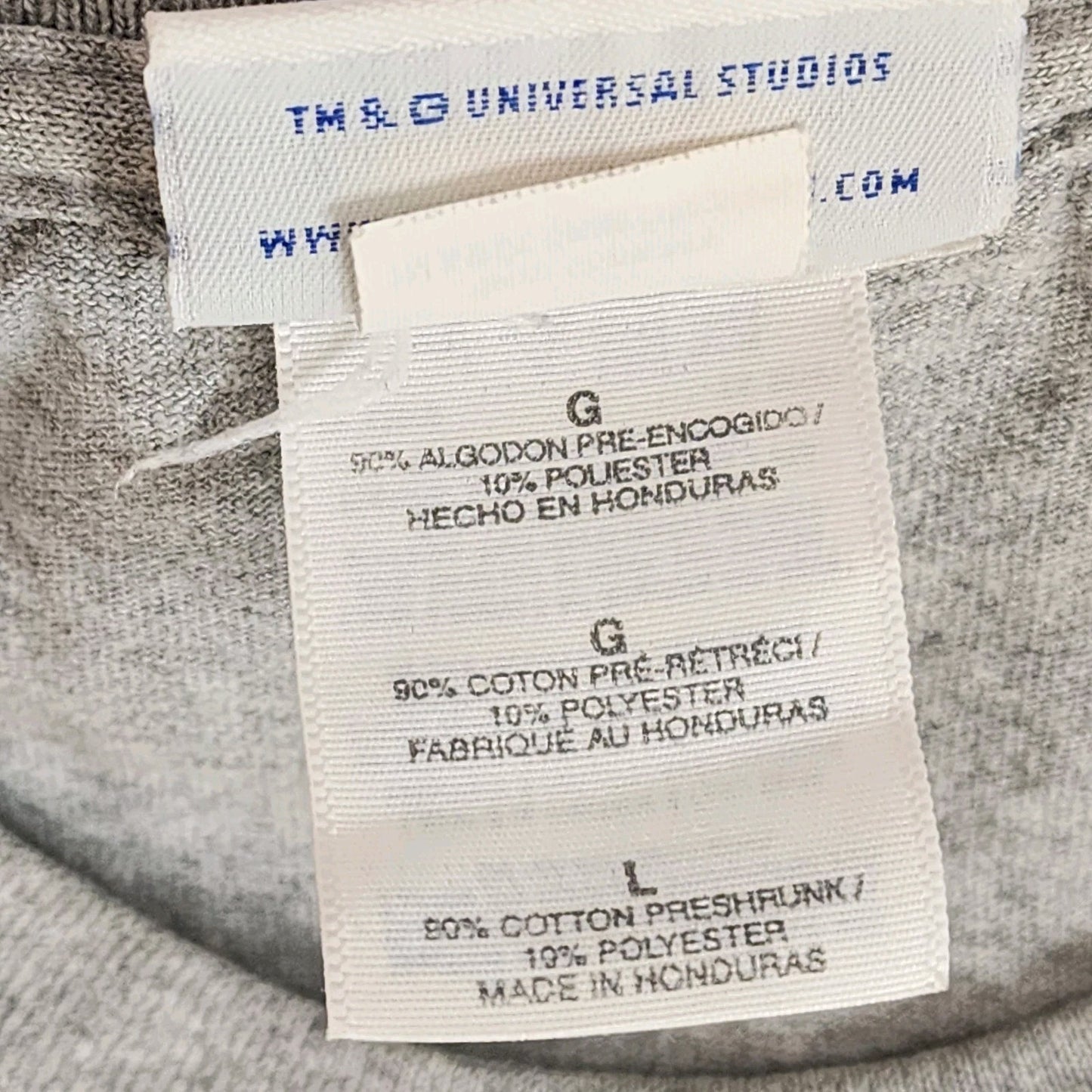 Universal Studios Dr Seuss Islands Of Adventure Gray T-Shirt Large Vintage 1990s