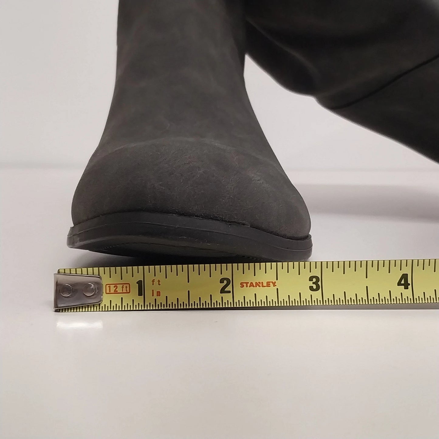 Style and Co Kelimaep Gray Mid Calf Boots Womens Size 8