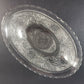 Anchor Hocking Sandwich Glass Bowl Oblong Oval Clear Pressed 8½” Long Vintage