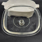 Corning Ware MW-9-B French White Square Browning Skillet Roaster Dish 8"x2" USA