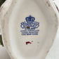 Aynsley Bone China Flower Bouquet Swan Base Figurine England Vintage