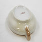 Japan Porcelain Covered Vegetable Bowl Hand Painted Floral Orange Luster 5.25"
