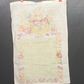 1983 Linen Kitchen Towel Calendar Fruit Basket and Border Vintage 24" L x 16" W