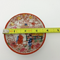 Japanese Decorative Plate Hand Painted Geisha Floral Scene Porcelain