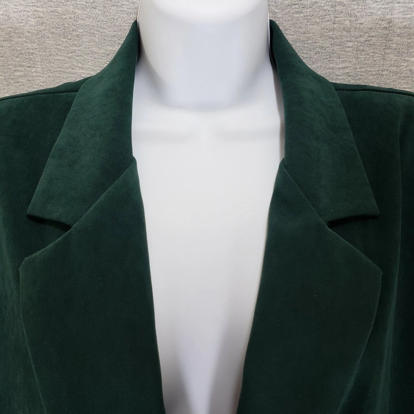 Briggs Blazer Jacket Women’s 12P Soft Green Button Up Shoulder Pads Classic