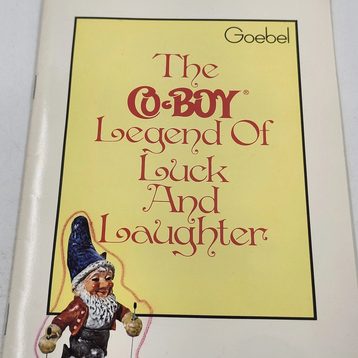 Goebel Co-Boy Legend of Luck & Laughter Booklet 1983 Gnome Figurines Germany