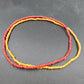 Lot Seed Bead Stretch Necklaces & Bracelets Orange White Turquoise Boho