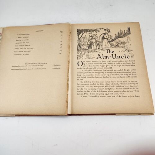 Heidi Johanna Spyri 1959 Hardcover 1st Edition Illustrated Book