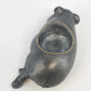 Pewter Sleeping Pig Oil Lamp Base Petites Choses Morton’s Steakhouse 7" USA Vtg