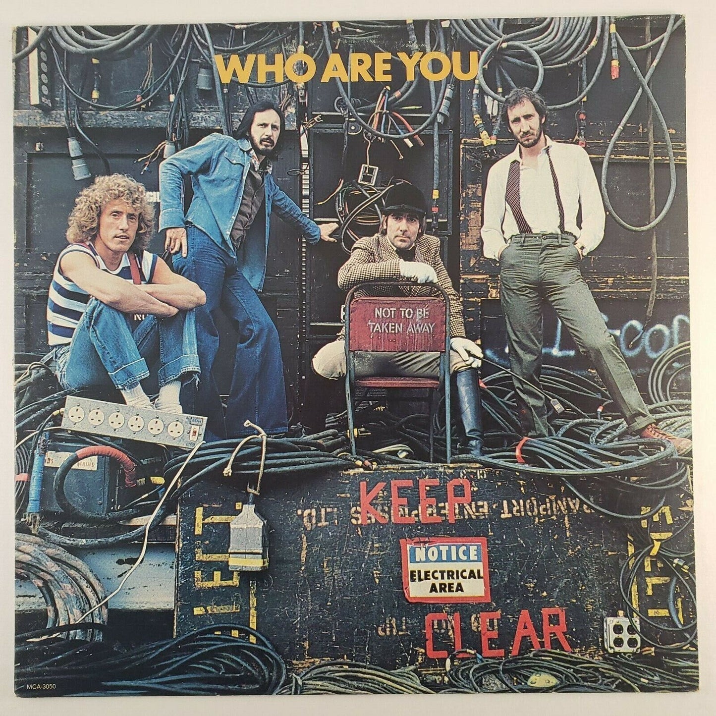Who Are You by The Who LP Vinyl Album MCA3050 Music Must Change NEW SONG