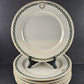 7 Dinner Plates Shenango China King Cole Restaurant Pattern Anchor Hocking 11"d