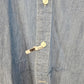 American Eagle Men’s Blue Denim Button-Front Shirt Size Large Athletic Fit China