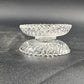 2 Cast Lead Crystal Babiche Candle Cup 3" Chandelier Light Lamp Parts