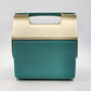 Thermos 7707 Cool Date 7 Quart Split Lid Lunchbox Green White Cooler 11"x8"