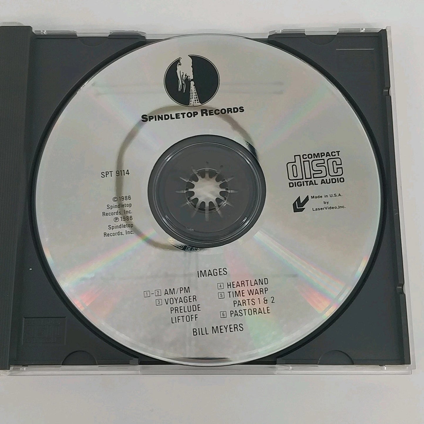 Bill Meyers Images CD 1986 Spindletop Records New Age Ambient Piano Synthesizer