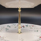 Pfaltzgraff Winterberry Pattern Two Tier Serving Tray 10.5" Stoneware USA