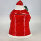 Cook’s Bazaar Santa Cookie Jar Ceramic Christmas Holiday Taiwan Storage Vintage