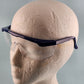 Gateway Strobe VS Traditional Visitor Safety Glasses Telescoping Temples Z87.1+ (Blue Frame, Clear Lens)