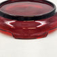 Punch Bowl Stand Base Only 5.25" Royal Ruby Red Glass by Anchor Hocking