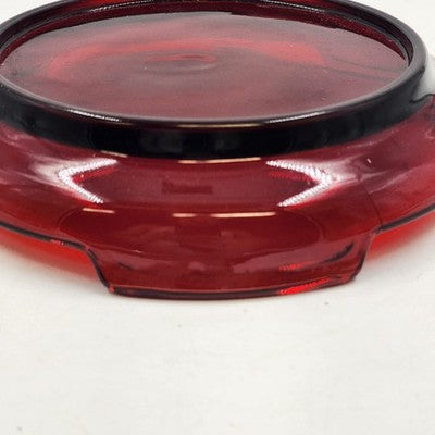 Punch Bowl Stand Base Only 5.25" Royal Ruby Red Glass by Anchor Hocking
