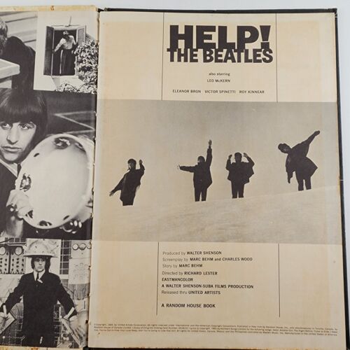 The Beatles Help Book HC Pinup Album Magazine Talking Pictures Monthly Book 4pc