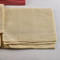 One Red and Two Yellow Linen Dinner Napkins Dining Table Vintage 19"x13.5"