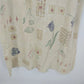 Sweet Jessie Linen Maxi Dress Large Yellow Floral Botanical Sleeveless Petite