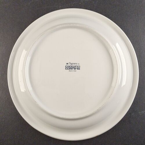 Child's Plate and Bowl Train Engine Tognana for Crown Corning Italy Pottery Set