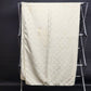White Rectangle Tablecloth with Windowpane Checkered Striped Pattern 52"x70"