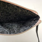 Betsey Johnson Pink White Pearl Clutch Cosmetic Makeup Wristlet Bag