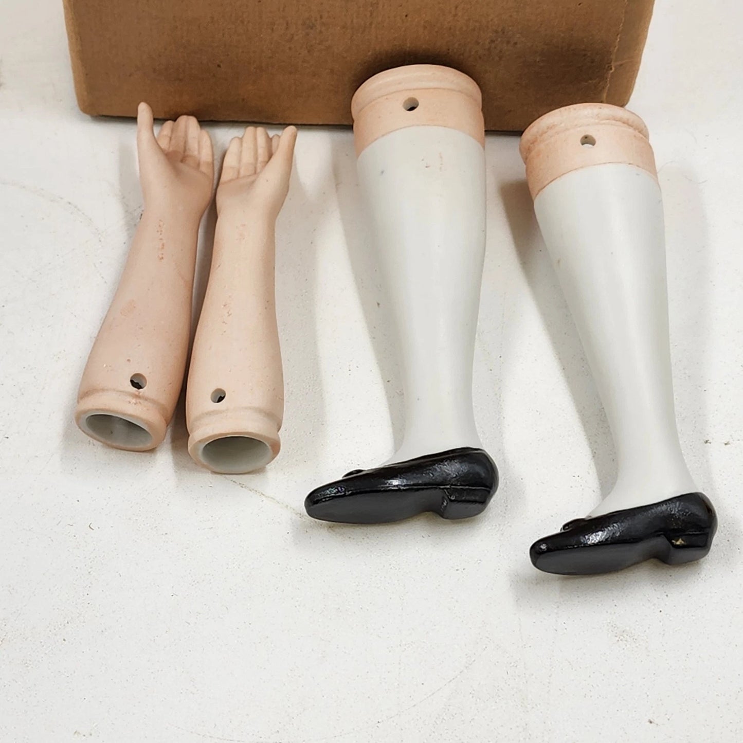Juliet Porcelain Doll Kit Yield House 1970's Vintage Head Arms Legs Bisque NIB