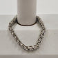 Silver Tone Faceted Crystal Clear Rhinestone Tennis Bracelet Vintage 6"