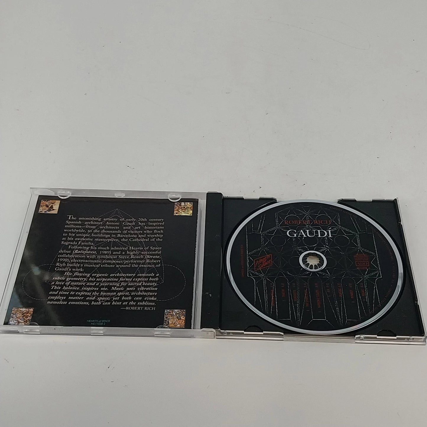 Robert Rich Gaudí CD Ambient Electronic New Age Hearts of Space New Age USA