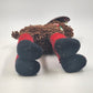 Plush Stuffed Animal Standing Moose Piercing Bling & Chain 14" Christmas Decor